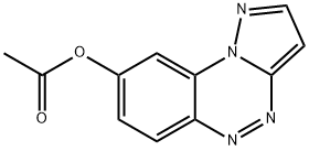 Pyrazolo[5,1-c][1,2,4]benzotriazin-8-ol acetate Struktur