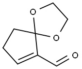 1,4-Dioxaspiro[4.4]non-6-ene-6-carboxaldehyde (9CI) 结构式