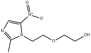 2-[2-(2-Methyl-5-nitroiMidazol-1-yl)ethoxy]ethanol Structure