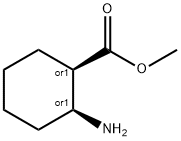 Циклогексанкарбоновая кислота, 2-aMino-, метиловый эфир, (1R, 2S) - (9CI) структура