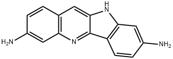 10H-QUINDOLINE-3,8-DIAMINE 结构式