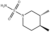 1-Piperidinesulfonamide,3,4-dimethyl-,trans-(8CI) 化学構造式