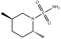 1-Piperidinesulfonamide,2,5-dimethyl-,trans-(8CI) 化学構造式