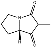 1H-Pyrrolizine-1,3(2H)-dione,tetrahydro-2-methyl-,(7aS)-(9CI) 结构式