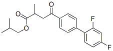 2-methylpropyl 4-[4-(2,4-difluorophenyl)phenyl]-2-methyl-4-oxo-butanoa te Structure