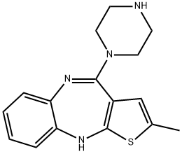 N-Demethyl olanzapine Struktur