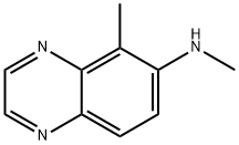 6-Quinoxalinamine,  N,5-dimethyl- 结构式