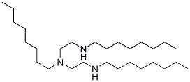 N,N'-dioctyl-N-[2-(octylamino)ethyl]ethylenediamine Structure