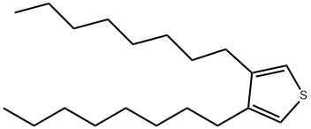 3,4-DIOCTYLTHIOPHENE Structure