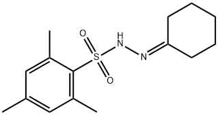 N'-シクロヘキシリデン-2,4,6-トリメチルベンゼンスルホノヒドラジド 化学構造式