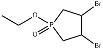 3,4-Dibromo-1-ethoxytetrahydro-1H-phosphole 1-oxide 结构式