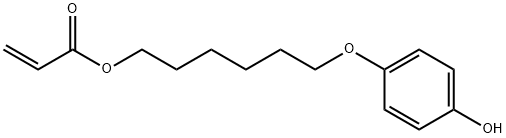 4-(6-(丙烯酰氧基)已氧基)苯酚, 161841-12-9, 结构式