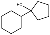 1-Cyclohexylcyclopentanol 化学構造式