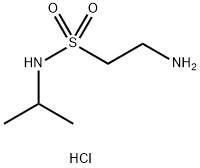 2-Amino-N-(propan-2-yl)ethane-1-sulfonamide hydrochloride Struktur