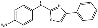 2-(p-Aminoanilino)-4-phenyl-thiazole Struktur