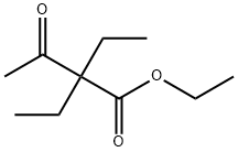 2,2-二乙基乙酰乙酸乙酯, 1619-57-4, 结构式