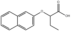 2-(2-NAPHTHYLOXY)BUTANOIC ACID Structure