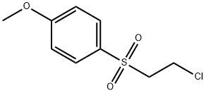 4-[(2-Chloroethyl)sulfonyl]-1-methoxybenzene Struktur