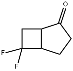 Bicyclo[3.2.0]heptan-2-one, 6,6-difluoro- (9CI) Struktur