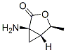 3-Oxabicyclo[3.1.0]hexan-2-one,1-amino-4-methyl-,[1R-(1alpha,4alpha,5alpha)]-(9CI)|