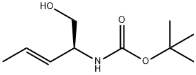 Carbamic acid, [1-(hydroxymethyl)-2-butenyl]-, 1,1-dimethylethyl ester, [S-(E)]-,161977-65-7,结构式