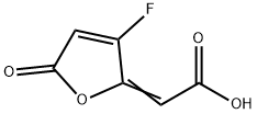 Acetic acid, (3-fluoro-5-oxo-2(5H)-furanylidene)- (9CI),161985-56-4,结构式