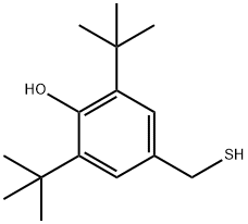 2,6-di-tert-butyl-alpha-mercapto-p-cresol Struktur