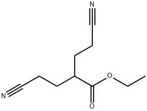 ETHYL 4-CYANO-2-(2-CYANOETHYL)BUTYRATE Structure