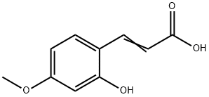 3-(2-HYDROXY-4-METHOXY-PHENYL)-ACRYLIC ACID,16202-50-9,结构式