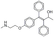 (E)-α-Methyl-β-[[4-[2-(MethylaMino)ethoxy]phenyl]phenylMethylene]benzeneethanol Structure