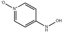 4-(ヒドロキシアミノ)ピリジン1-オキシド 化学構造式