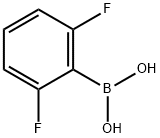 2,6-ジフルオロフェニルボロン酸 化学構造式