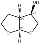 FURO[2,3-B]FURAN-3-OL, HEXAHYDRO-, (3R,3AS,6AR)-REL- Struktur
