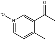 Ethanone, 1-(4-methyl-1-oxido-3-pyridinyl)- (9CI) 化学構造式