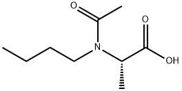 Alanine,  N-acetyl-N-butyl- 化学構造式
