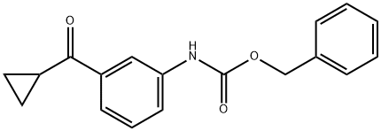 (3-CYCLOPROPANECARBONYL-PHENYL)-CARBAMIC ACID BENZYL ESTER|(3-环丙烷羰基苯基)-氨基甲酸苄酯