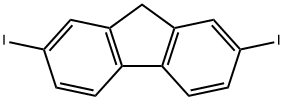 2,7-ジヨードフルオレン 化学構造式