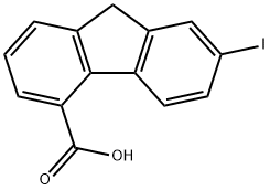 7-碘-9H-芴-4-羧酸, 16218-33-0, 结构式