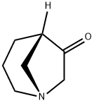 1-Azabicyclo[3.2.1]octan-6-one,(1R,5S)-(9CI) 化学構造式