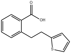 2-[2-(2-thienyl)ethyl]benzoic acid Struktur