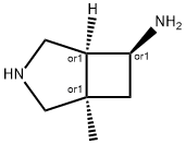 3-Azabicyclo[3.2.0]heptan-6-amine,1-methyl-,(1alpha,5alpha,6beta)-(9CI) 化学構造式