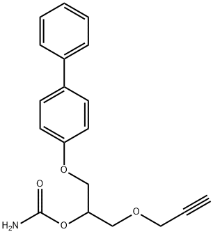 16222-55-2 1-(4-Biphenylyloxy)-3-(2-propynyloxy)-2-propanol carbamate