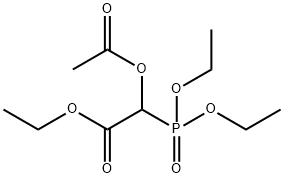 ETHYL 2-ACETOXY-2-(DIETHOXYPHOSPHORYL)ACETATE Structure