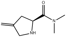 2-Pyrrolidinecarboxamide,N,N-dimethyl-4-methylene-,(S)-(9CI) 结构式