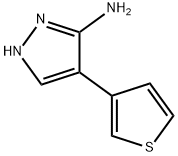 4-(thiophen-3-yl)-1H-pyrazol-5-aMine Struktur