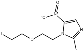 1-[2-(2-Iodoethoxy)ethyl]-2-methyl-5-nitro-1H-imidazole 结构式