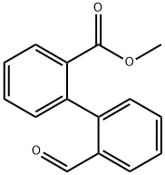 methyl 2-(2-formylphenyl)benzoate Struktur