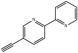 5-乙炔基-2,2'-联吡啶,162318-34-5,结构式