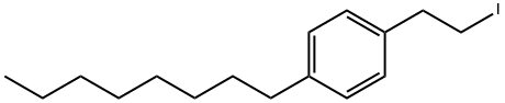 4-(2-碘代乙基)辛基苯 结构式