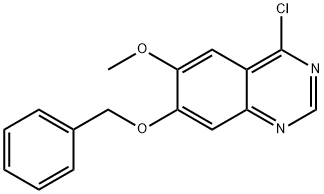 7-Benzyloxy-4-chloro-6-methoxyquinazoline Struktur